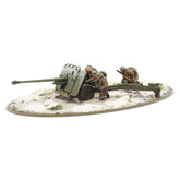 17 pdr anti-tank gun with British infantry (winter) crew